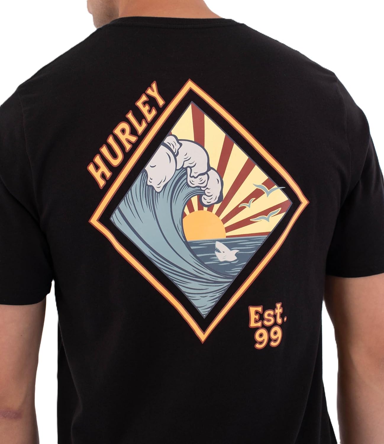 HURLEY TEE SS PRINTING PRESS DISQUES
