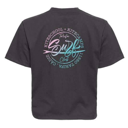 TSC CROPTOP BLACK & UNICORN WOMEN