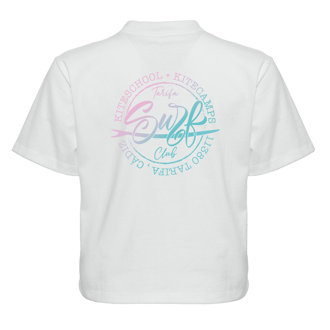 TSC CROPTOP WHITE & UNICORN WOMEN