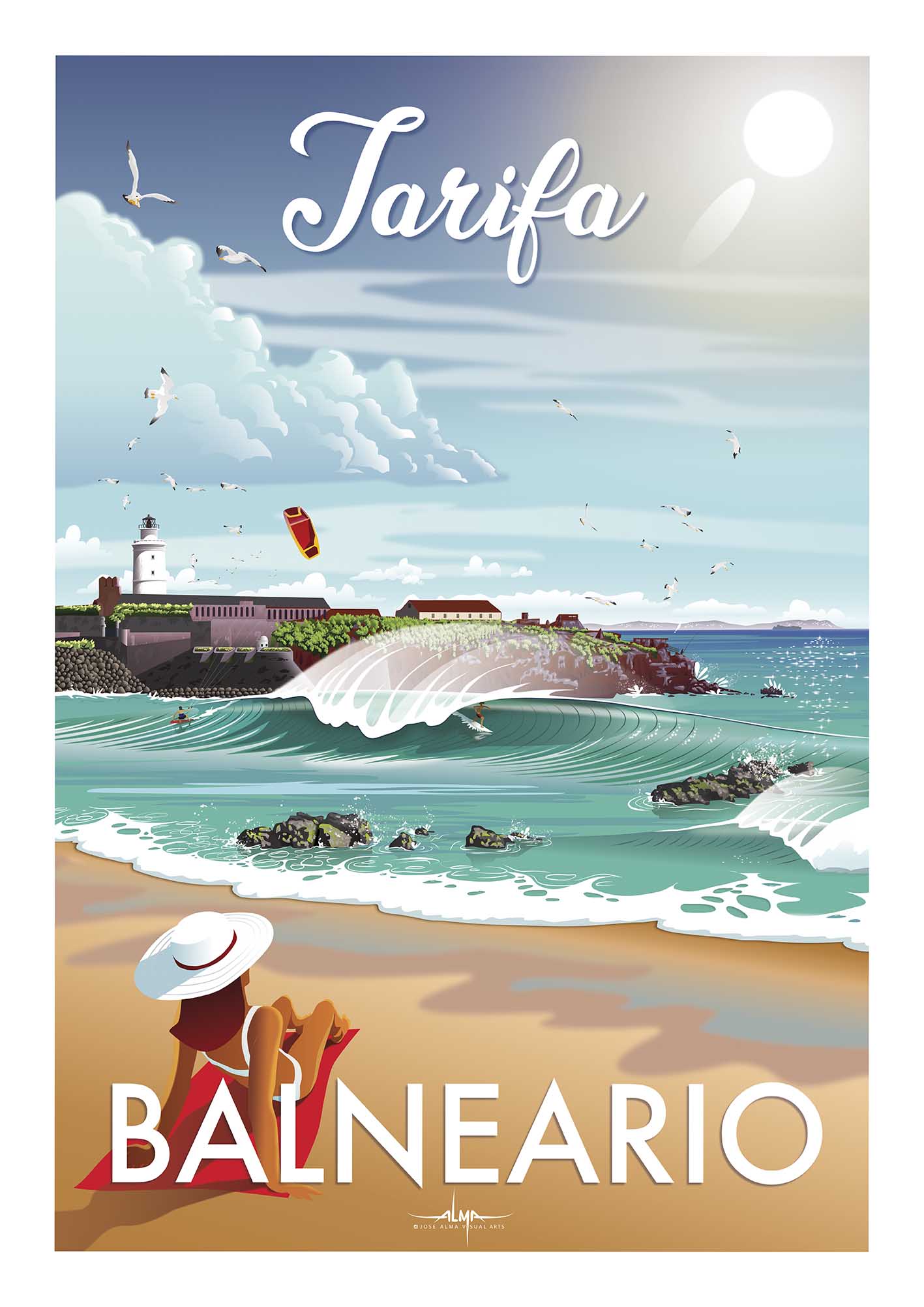 JOSE ALMA VISUAL ARTS POSTER BALNEARIO