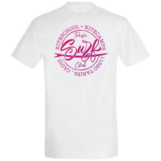 TSC SHIRT WHITE & MAGENTA MEN