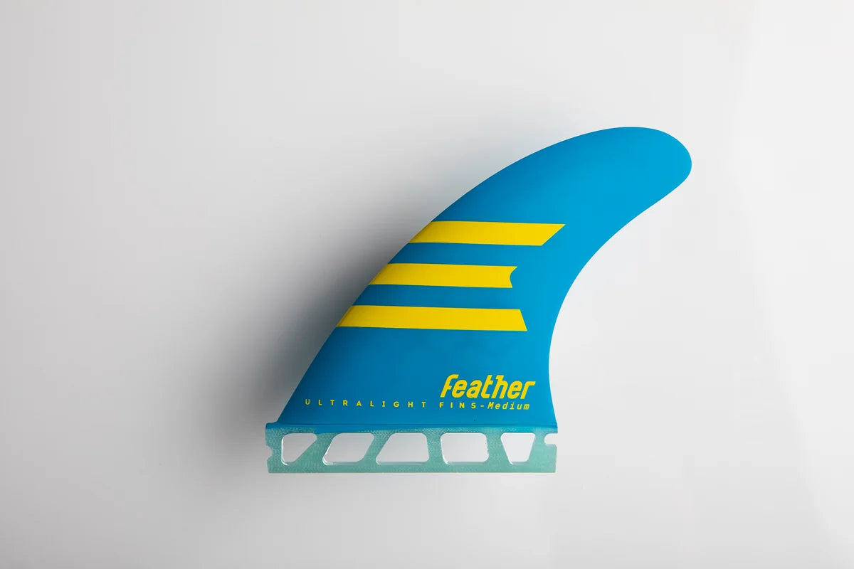 FEATHER FINS ULTRALIGHT EPOXY HC BLUE/YELLOW (FUTURE)