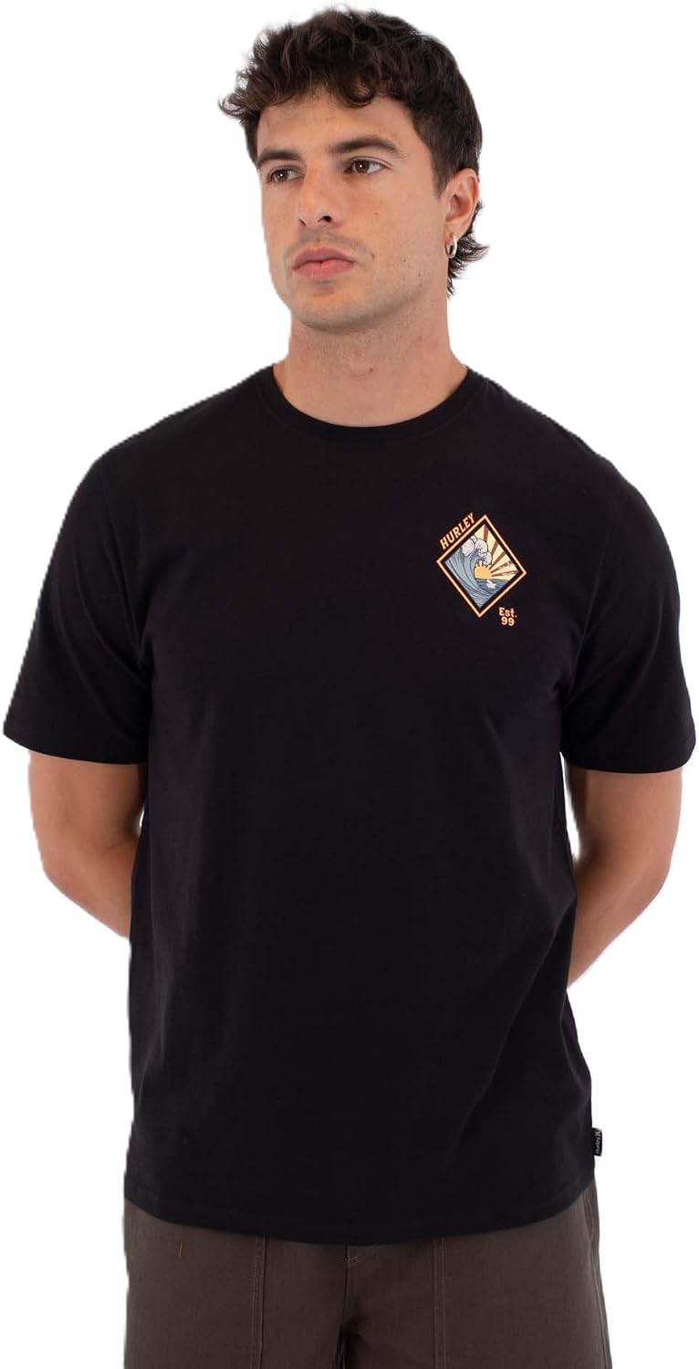 HURLEY TEE SS PRINTING PRESS DISQUES