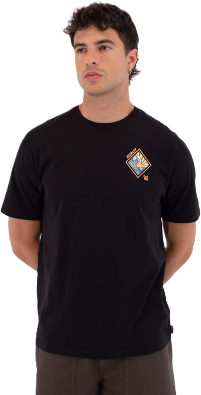 HURLEY TEE SS PRINTING PRESS DISQUES