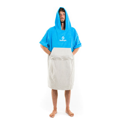SURFLOGIC PONCHO CYAN/GRAY