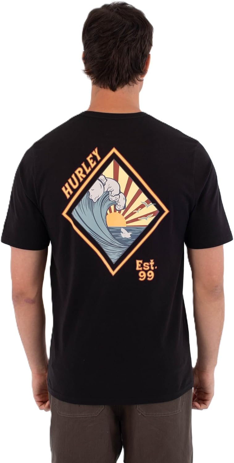 HURLEY TEE SS PRINTING PRESS DISQUES