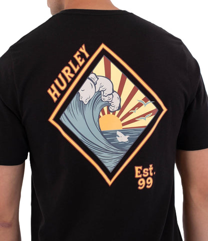 HURLEY TEE SS PRINTING PRESS DISQUES