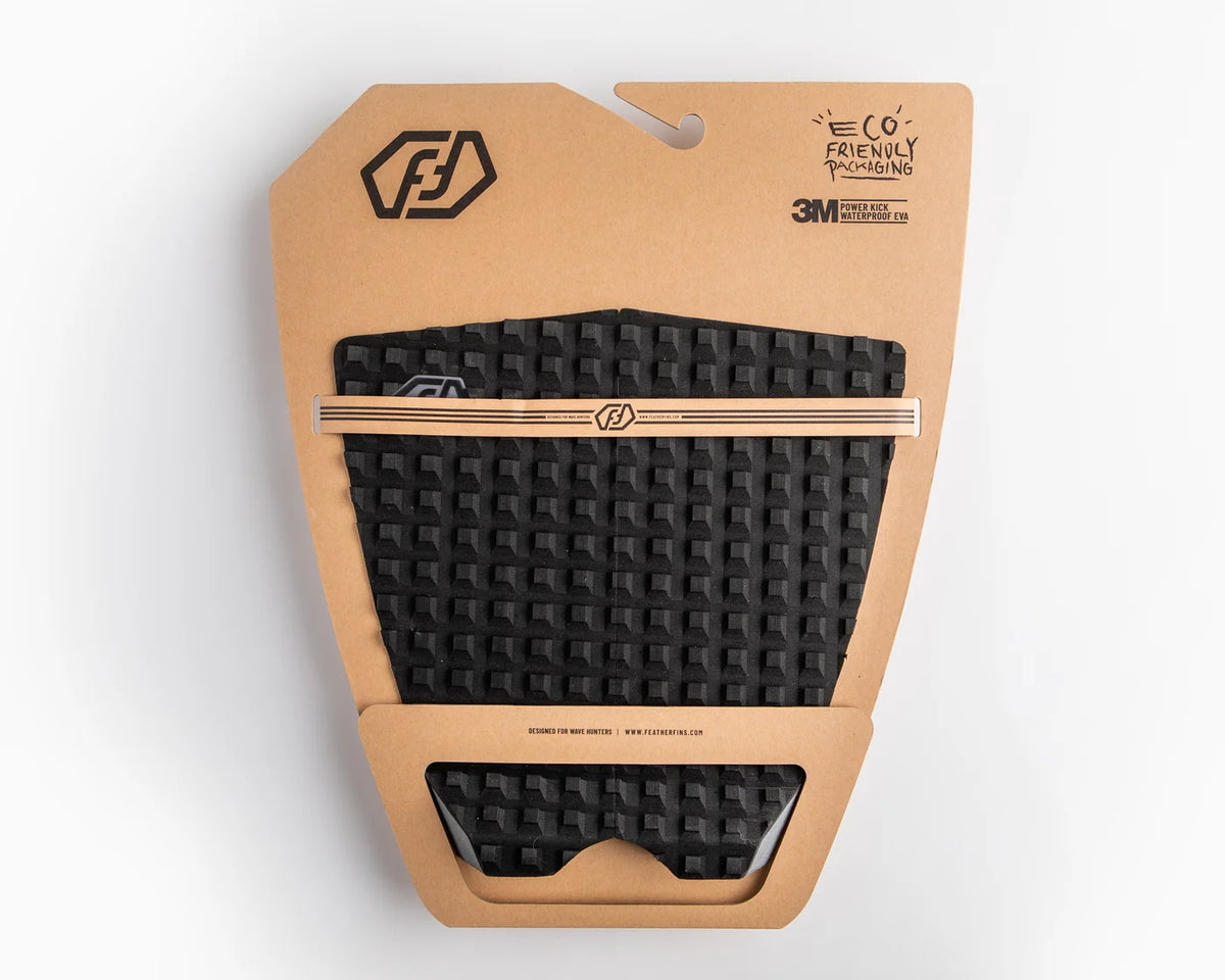 FEATHER FINS TRACTION PAD 2 PIECES BLACK