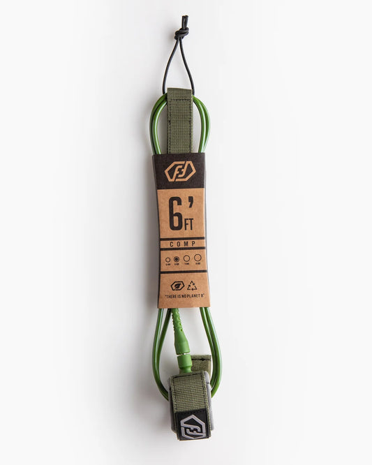 FEATHER FINS LEASH ARMY GREEN 8'