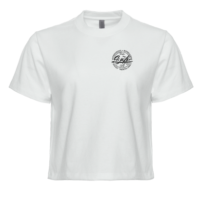 TSC CROPTOP WHITE & BLACK WOMEN