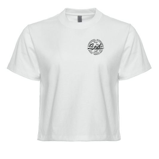 TSC CROPTOP WHITE & BLACK WOMEN