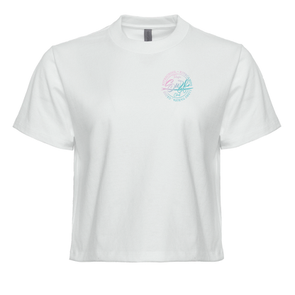 TSC CROPTOP WHITE & UNICORN WOMEN