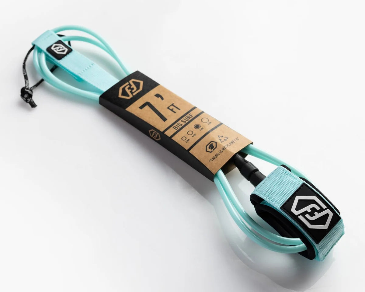FEATHER FINS LEASH OCEAN MINT 7'FT