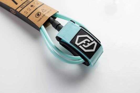 FEATHER FINS LEASH OCEAN MINT 7'FT