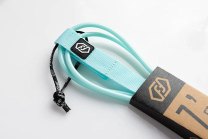 FEATHER FINS LEASH OCEAN MINT 7'FT