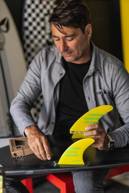 FEATHER FINS ULTRALIGHT EPOXY HC YELLOW (FUTURE)