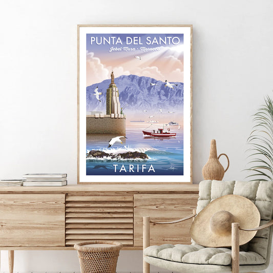 JOSE ALMA VISUAL ARTS POSTER PUNTA DEL SANTO