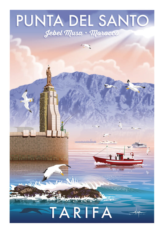 JOSE ALMA VISUAL ARTS POSTER PUNTA DEL SANTO