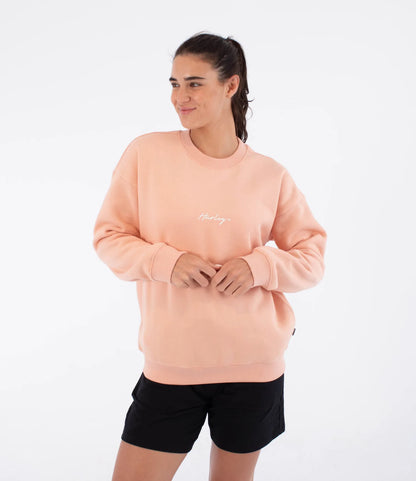 HURLEY CREW SCRIPT SWEATSHIRT