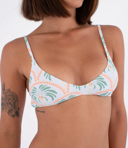 HURLEY SCOOP CROP TOP PRINT