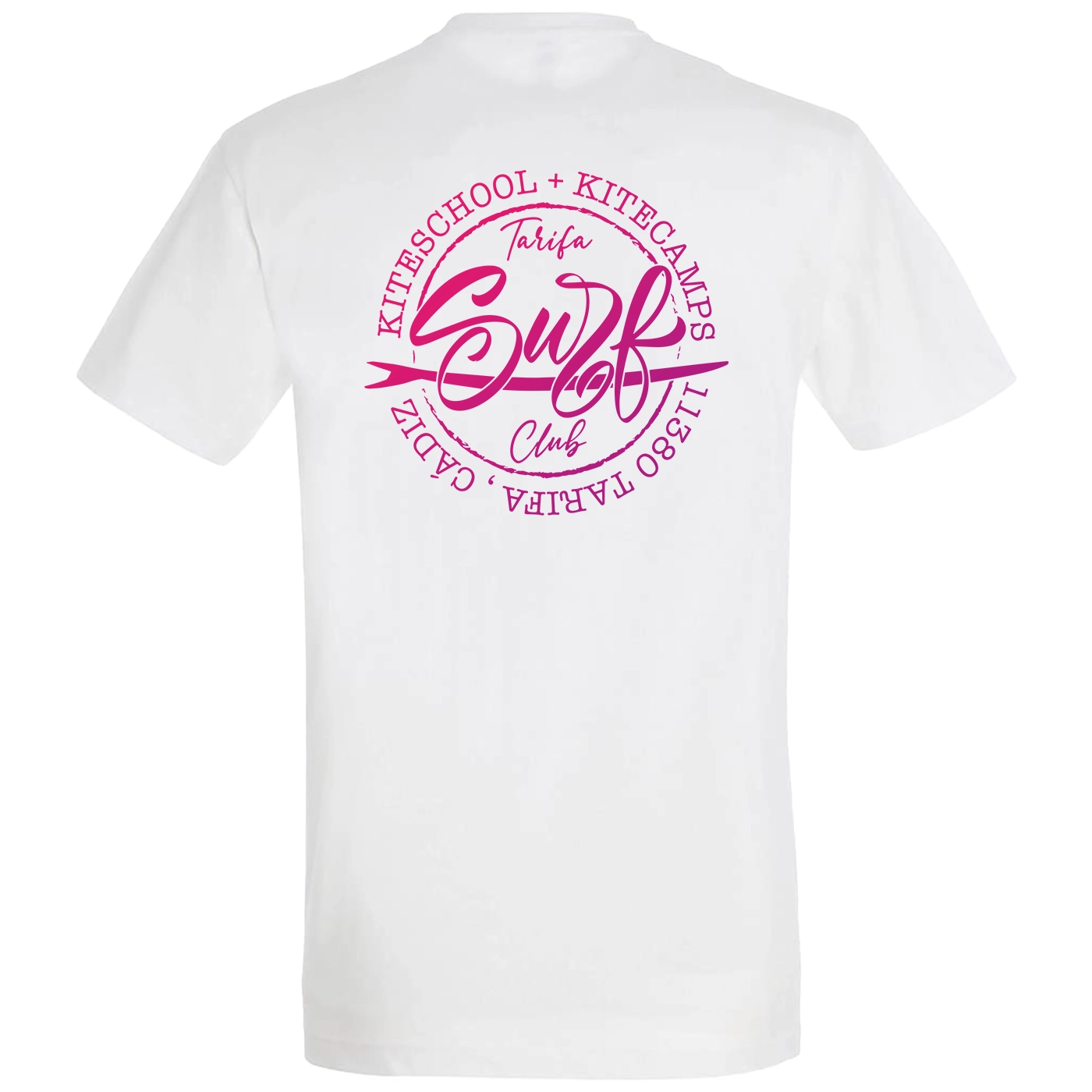 TSC SHIRT WHITE & MAGENTA MEN