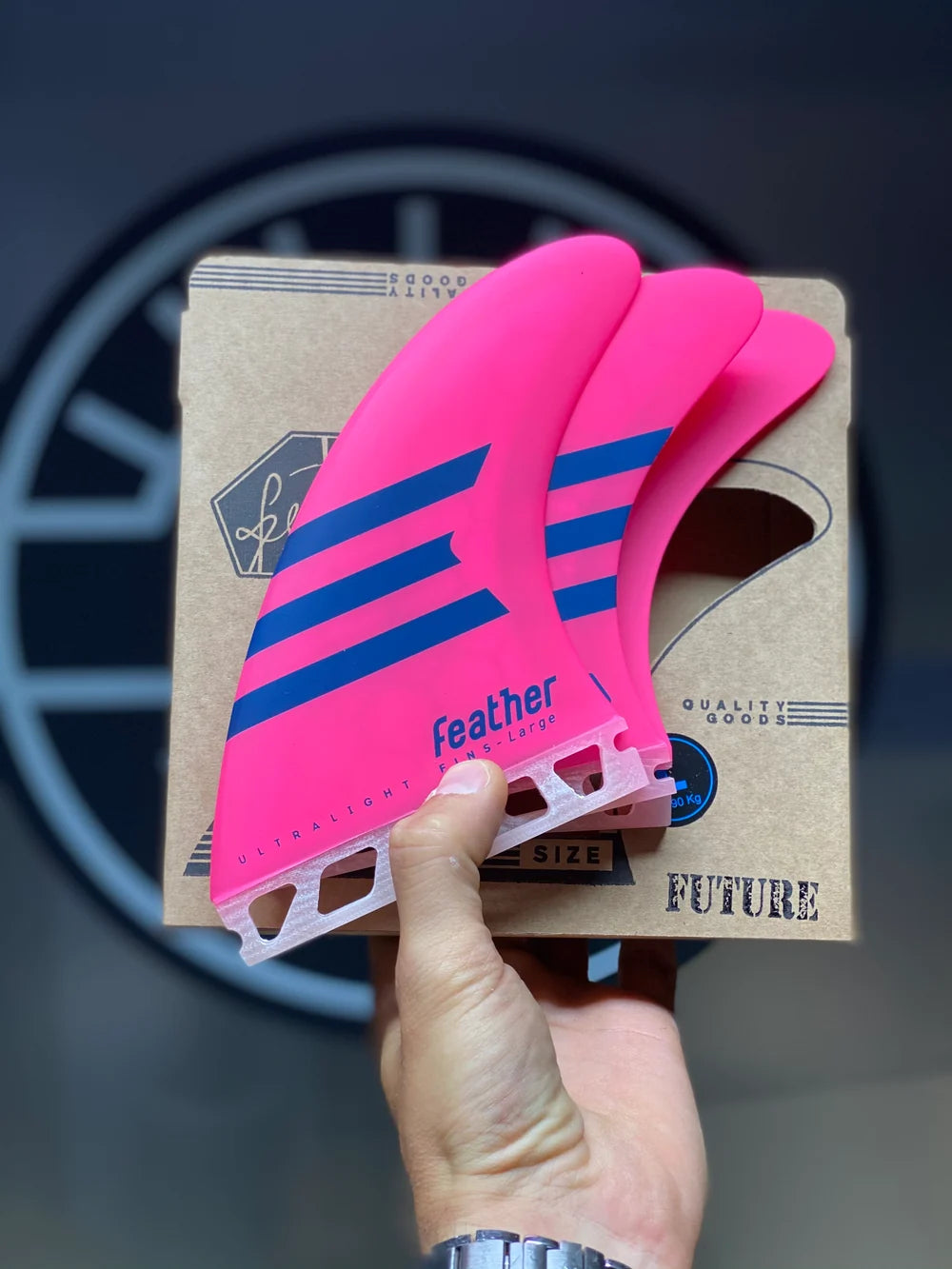 FEATHER FINS ULTRALIGHT EPOXY HC PINK (FUTURE)